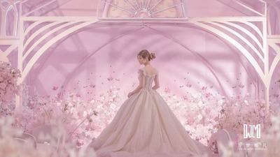 粉色花海的浪漫，闯进一场粉色的公主梦，只为一人