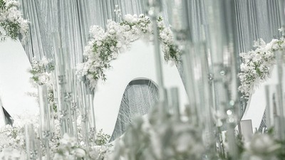 简约大气的白绿系婚礼，能否深得你的喜爱？