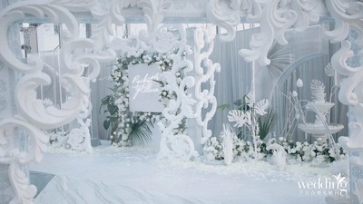 玻璃花房的浪漫婚礼，梦幻至极的沉醉