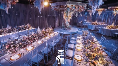 我在时空尽头等你，像风也像雨，梦幻粉蓝色婚礼