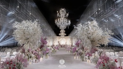 韩式与欧式巴洛克风格完美结合的婚礼