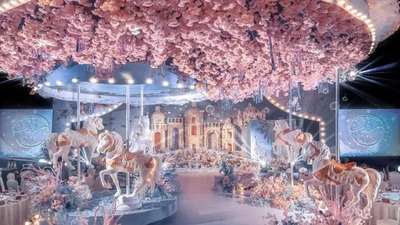 Heartin心田婚礼：粉蓝色的星光园游会主题婚礼