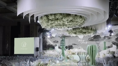 流水设计感的江南风新中式婚礼