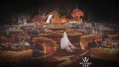 喜来屋婚礼定制：回归自然的沉浸式麦田主题婚礼
