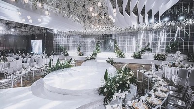 高级又不失璀璨优雅的清新法式风格婚礼