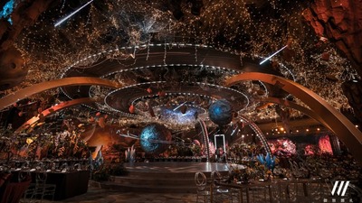以宇宙大爆炸为设计灵感浩瀚无垠的星球主题婚礼