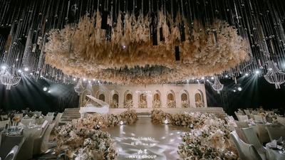大气唯美的香槟色系婚礼
