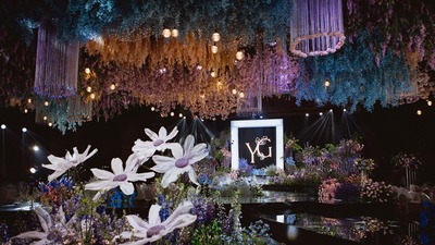 又美又仙的花园系婚礼