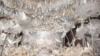 梦幻香槟白色系婚礼
