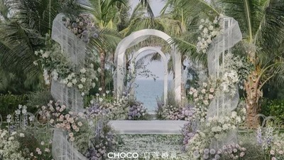 温柔又高级的灰紫色系婚礼