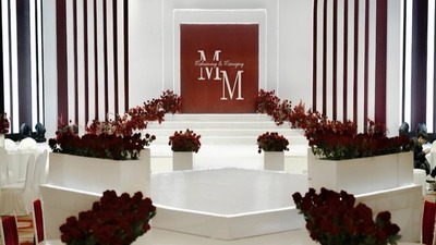 红白色系的极简风婚礼